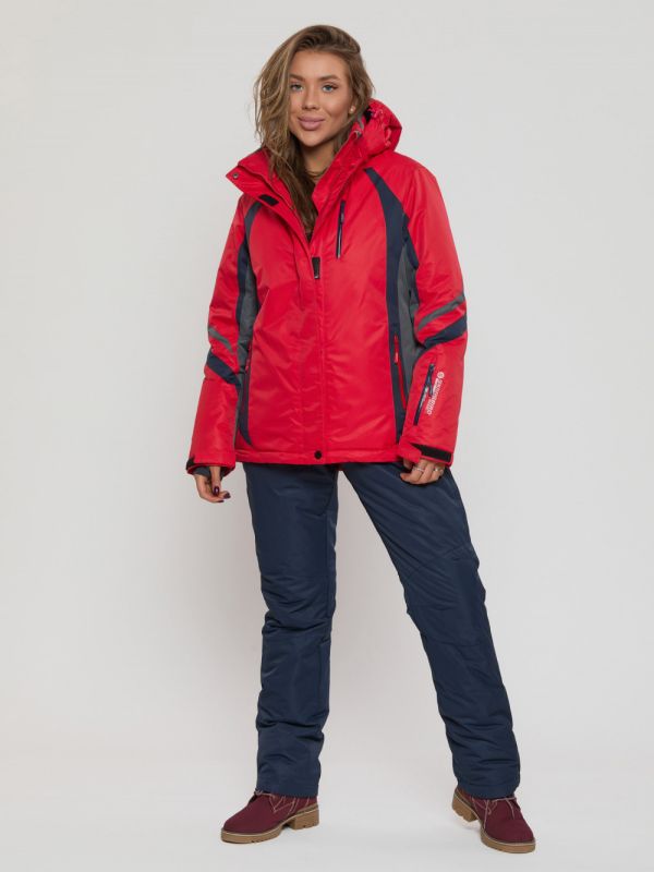 Ski jacket for women big size red 552012Kr